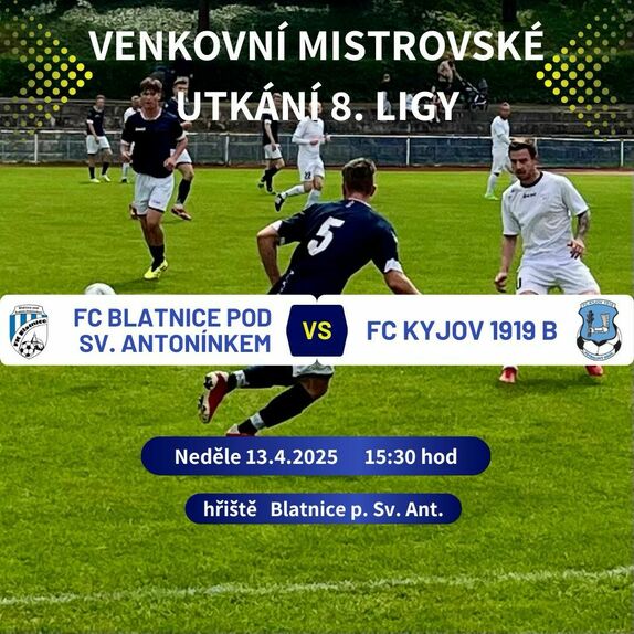 Ne. 13.4.2025 Muži B Blatnice - Kyjov B