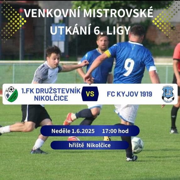 1.6.2025 Muži A Nikolčice - Kyjov